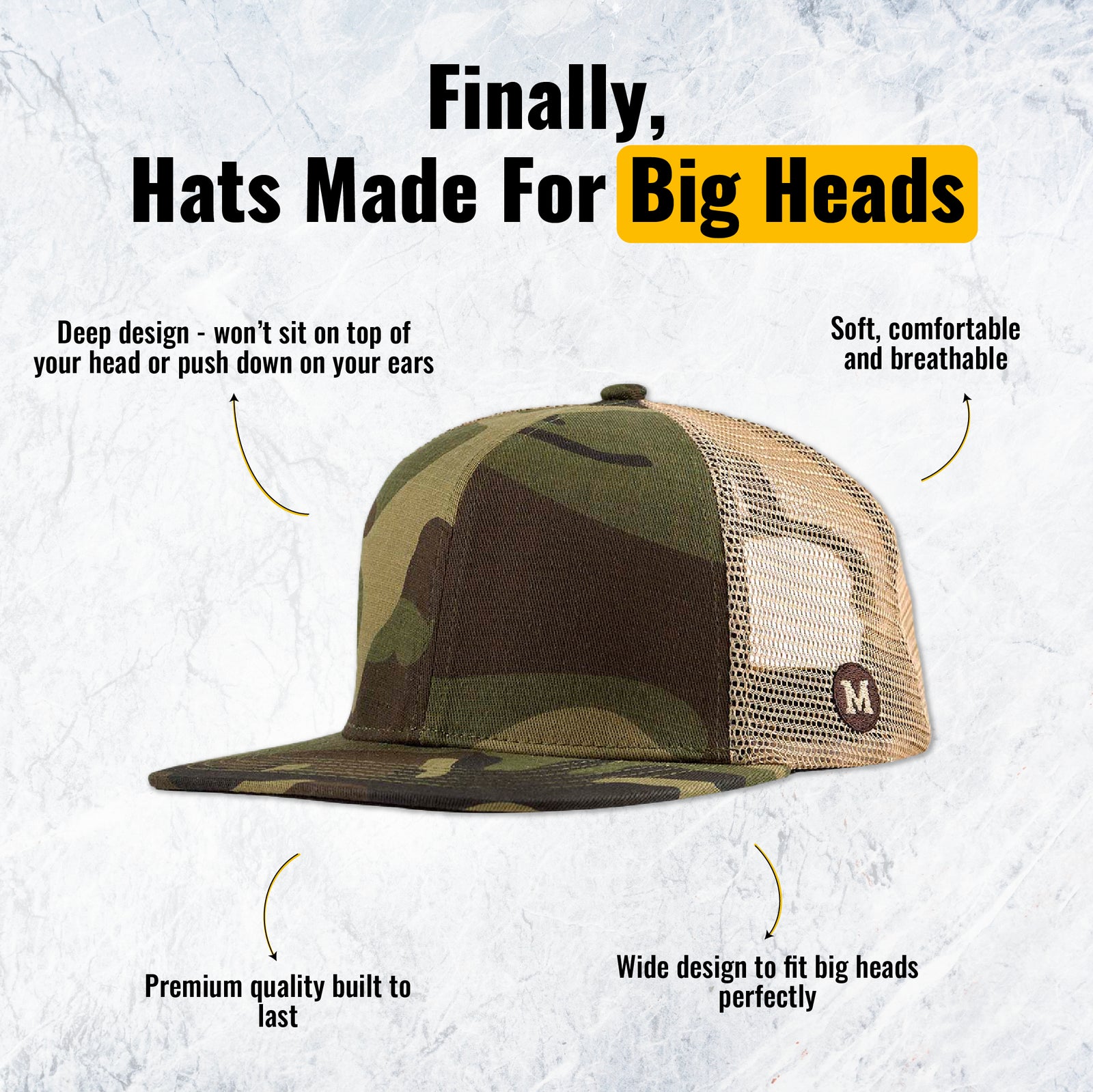 Blank Trucker - Camo