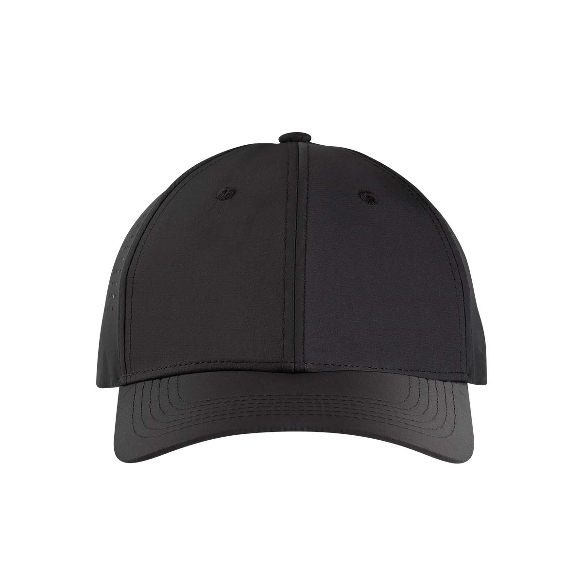 Black Blank Performance Snapback Hat