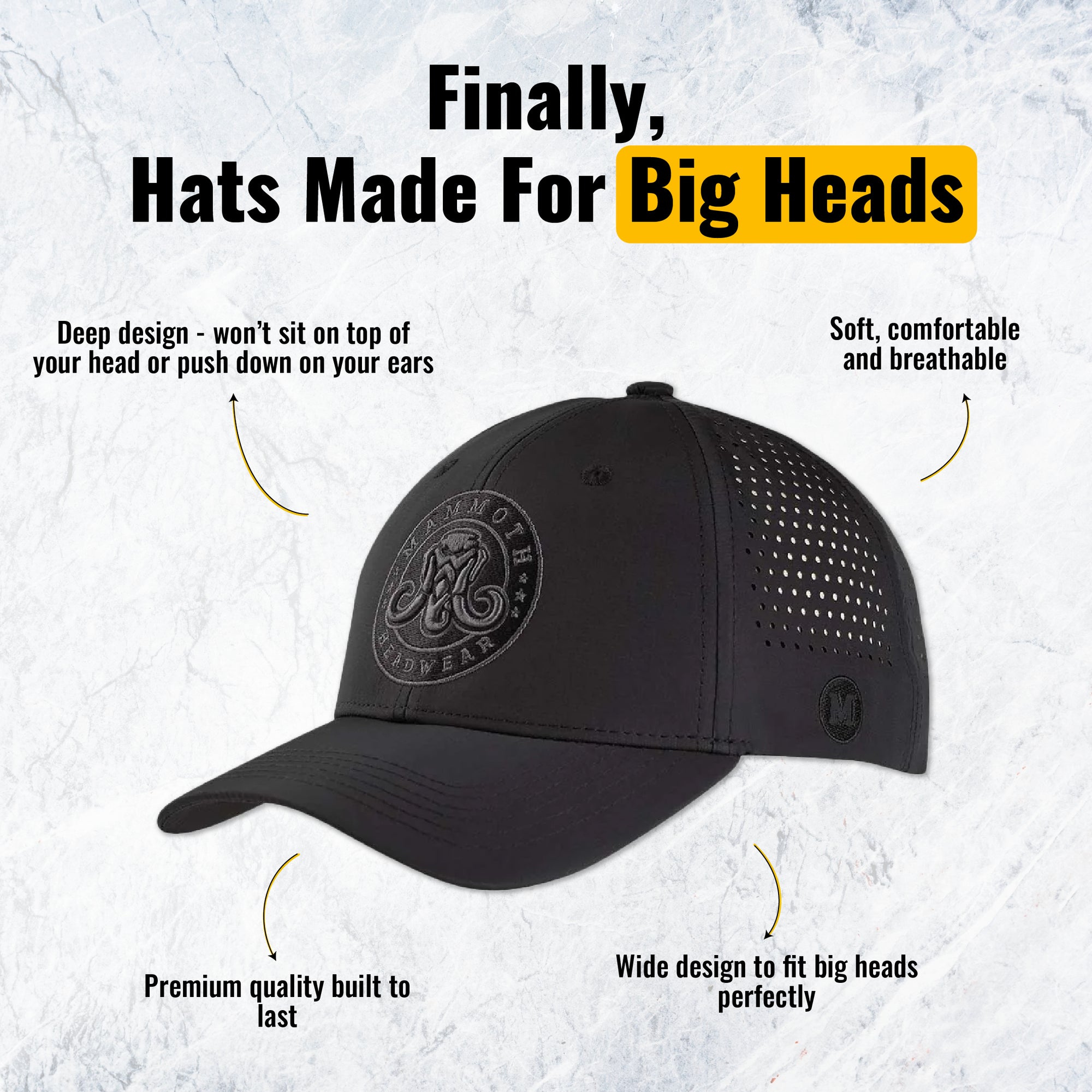 Classic Performance Hat - Blacked Out