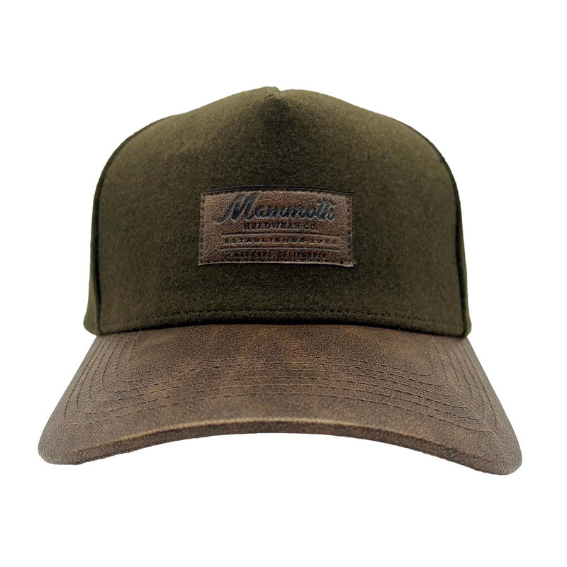Wool Snapback - Green