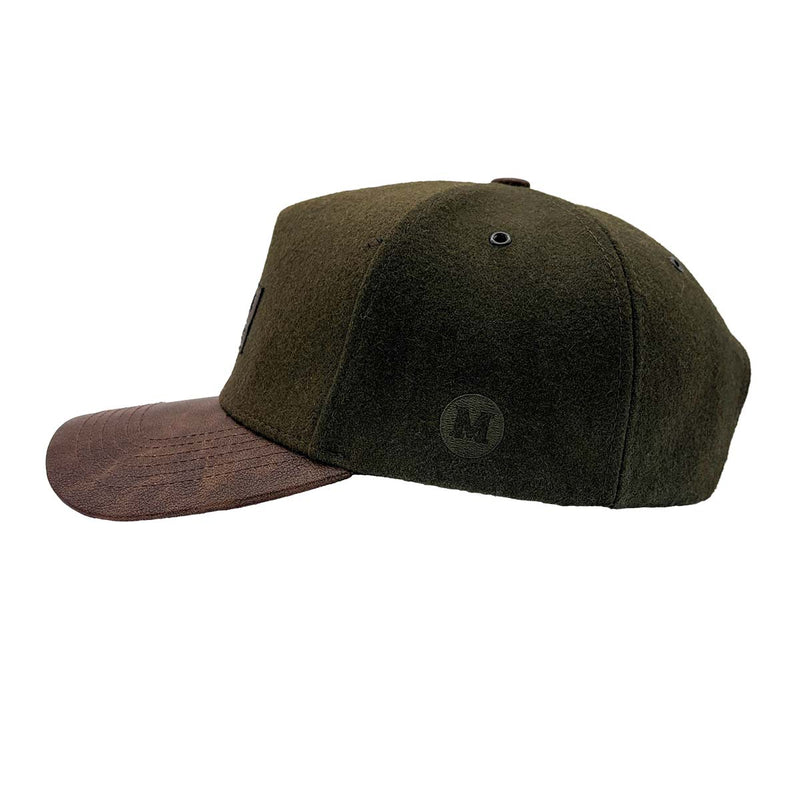 Wool Snapback - Green