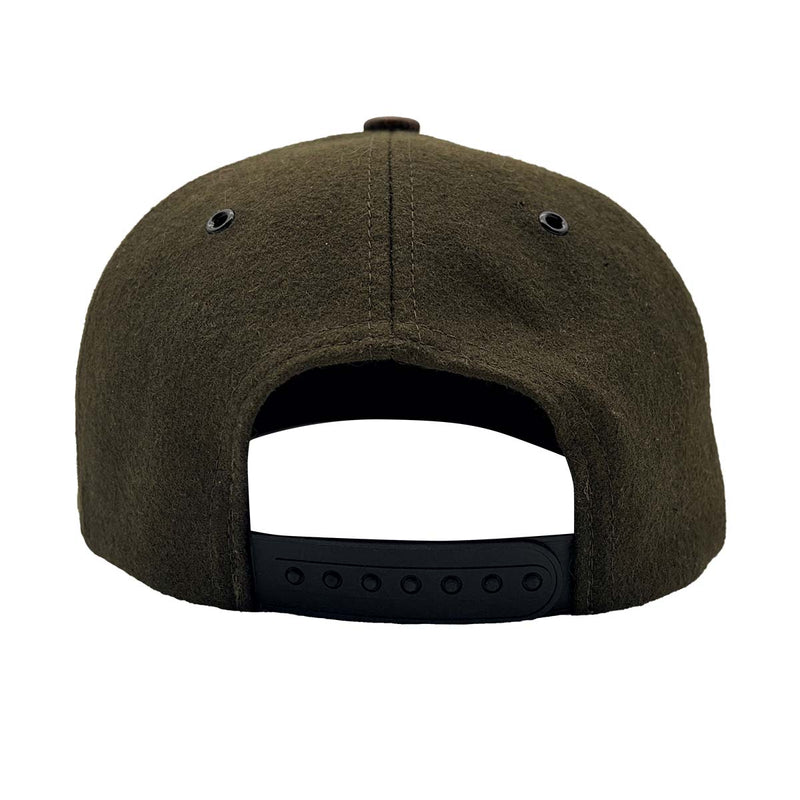Wool Snapback - Green