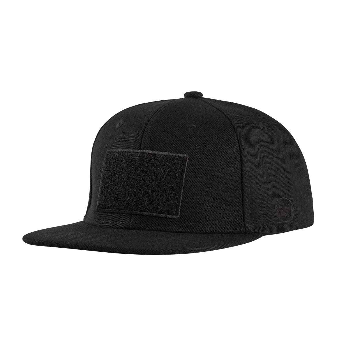 Mammoth Headwear Tactical Patch Snapback Hat - Black