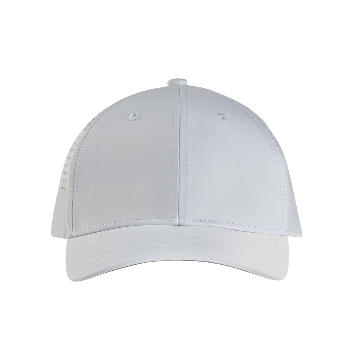 White Blank Performance Snapback Hat - Crisp & Modern