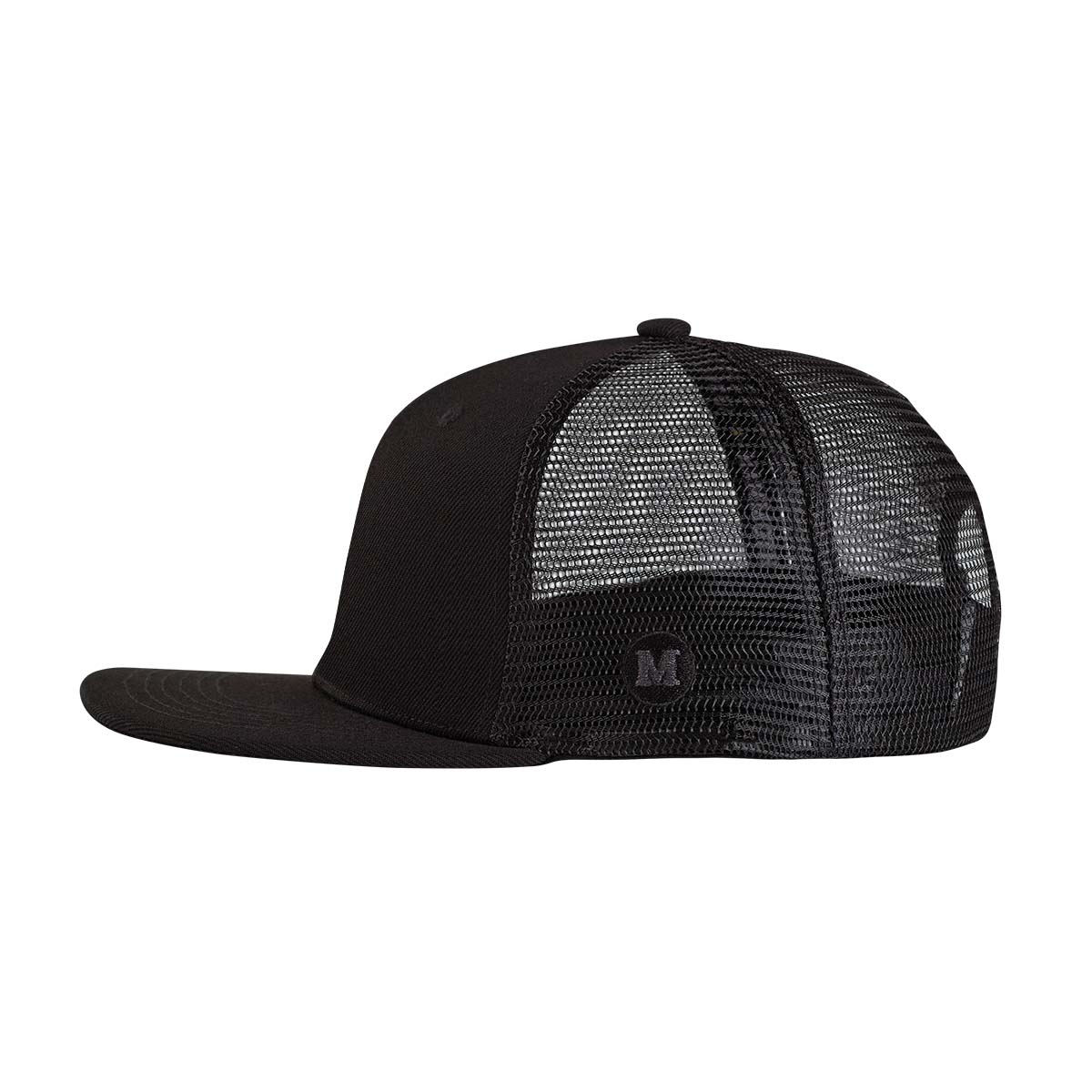 BLANK TRUCKER - BLACK - Side View