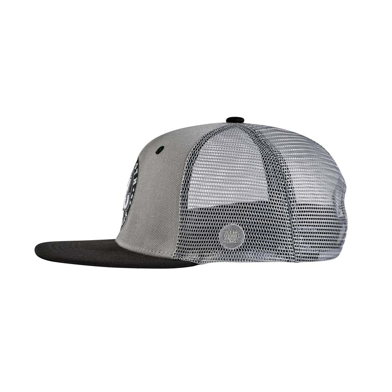 Classic Trucker Grey Hat - Side View