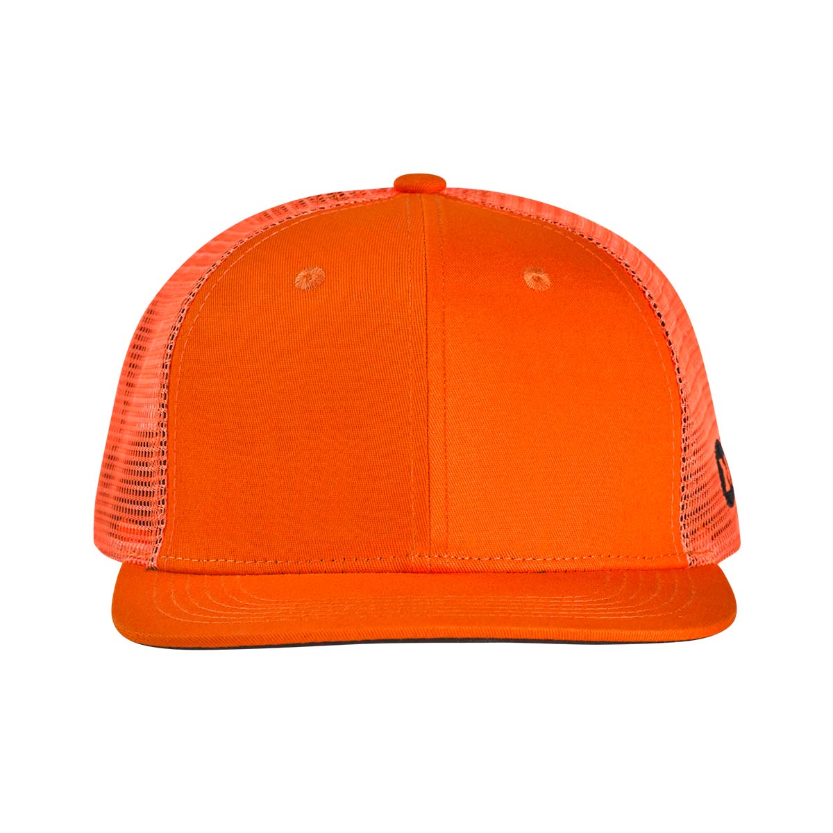 Blank Trucker Hunter Orange Hat for Big Heads - Mammoth Headwear