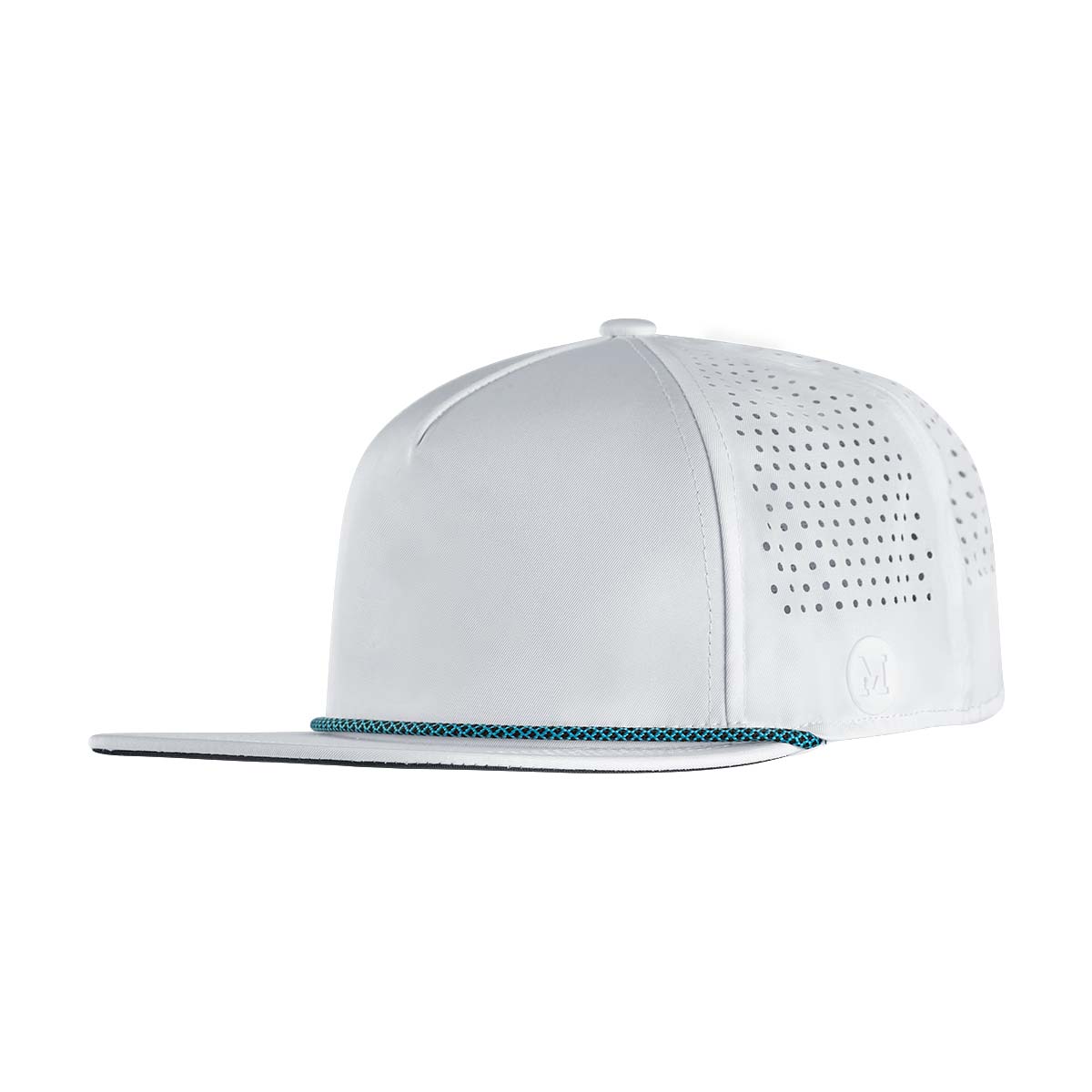 White Blank Rope Hat - Sleek Simplicity & Comfort