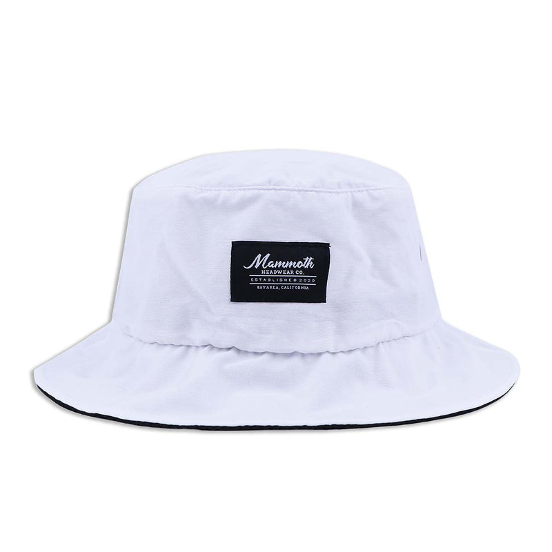 White Performance Bucket Hat