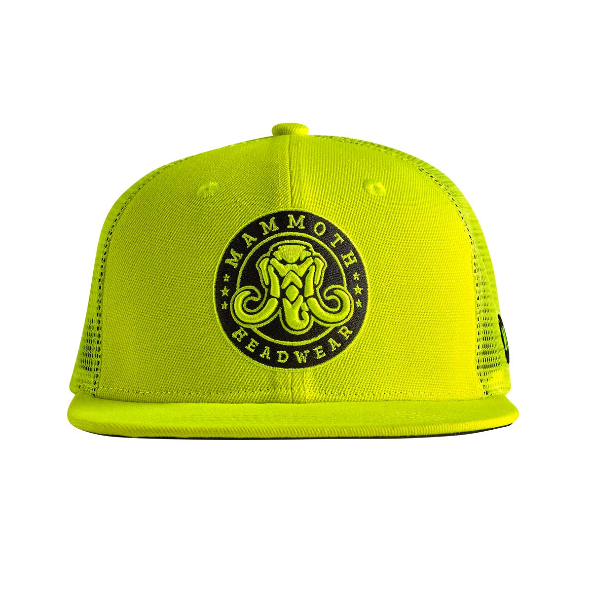 Mammoth Trucker Eye-Catching - Bold Hi-Visibility Headwear Green - & Classic