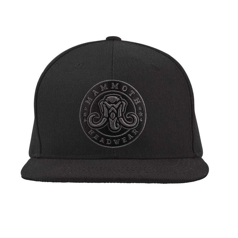 blacked out classic snapback