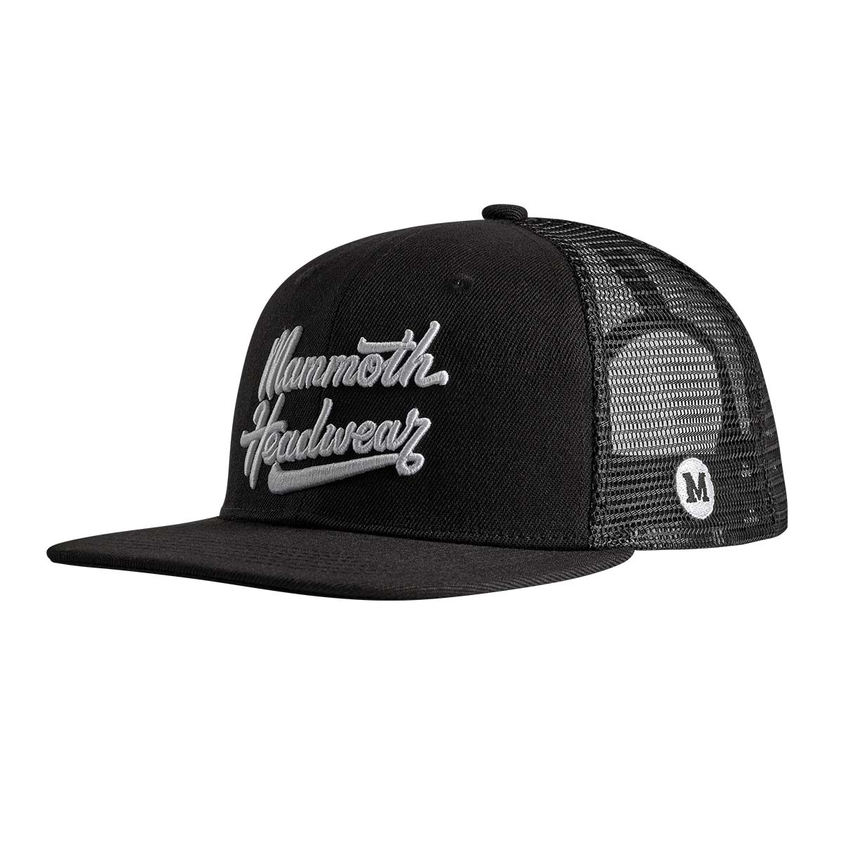 Mammoth Script Snapback Black Hat - Shop Now