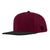 Blank Snapback in Maroon