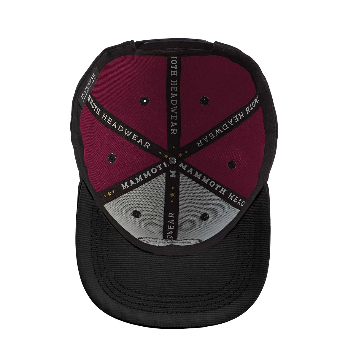 CLASSIC SNAPBACK - MAROON - Inside View