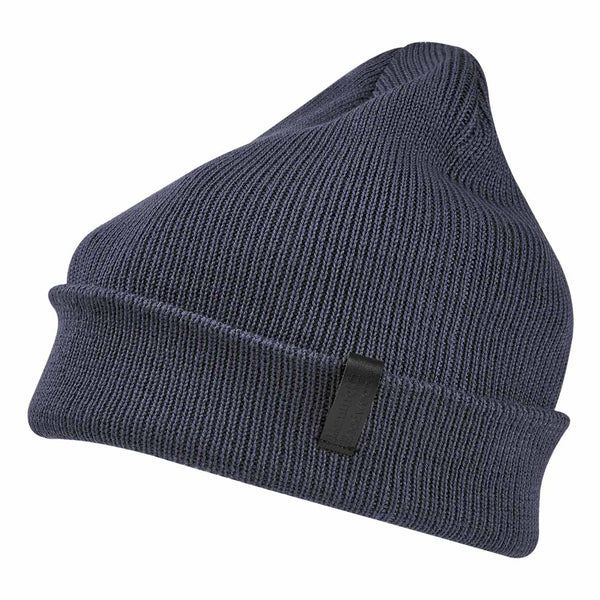 Classic Merino Beanie in Blue Grey: Cozy Wool Beanie