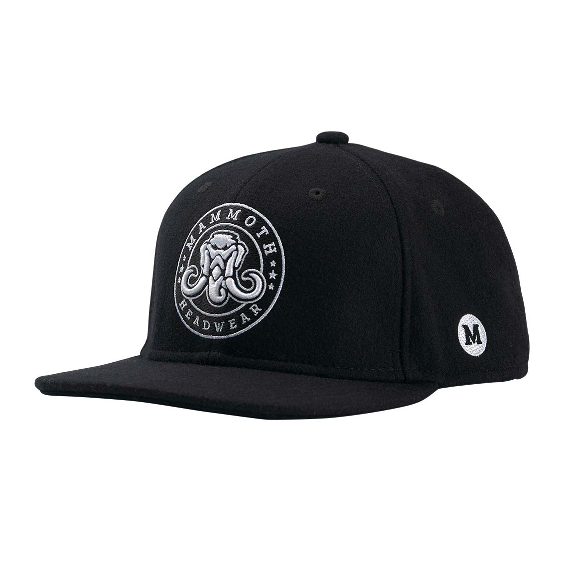 WOOL SNAPBACK - BLACK