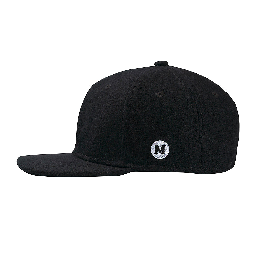 Blank Wool SnapBack Black