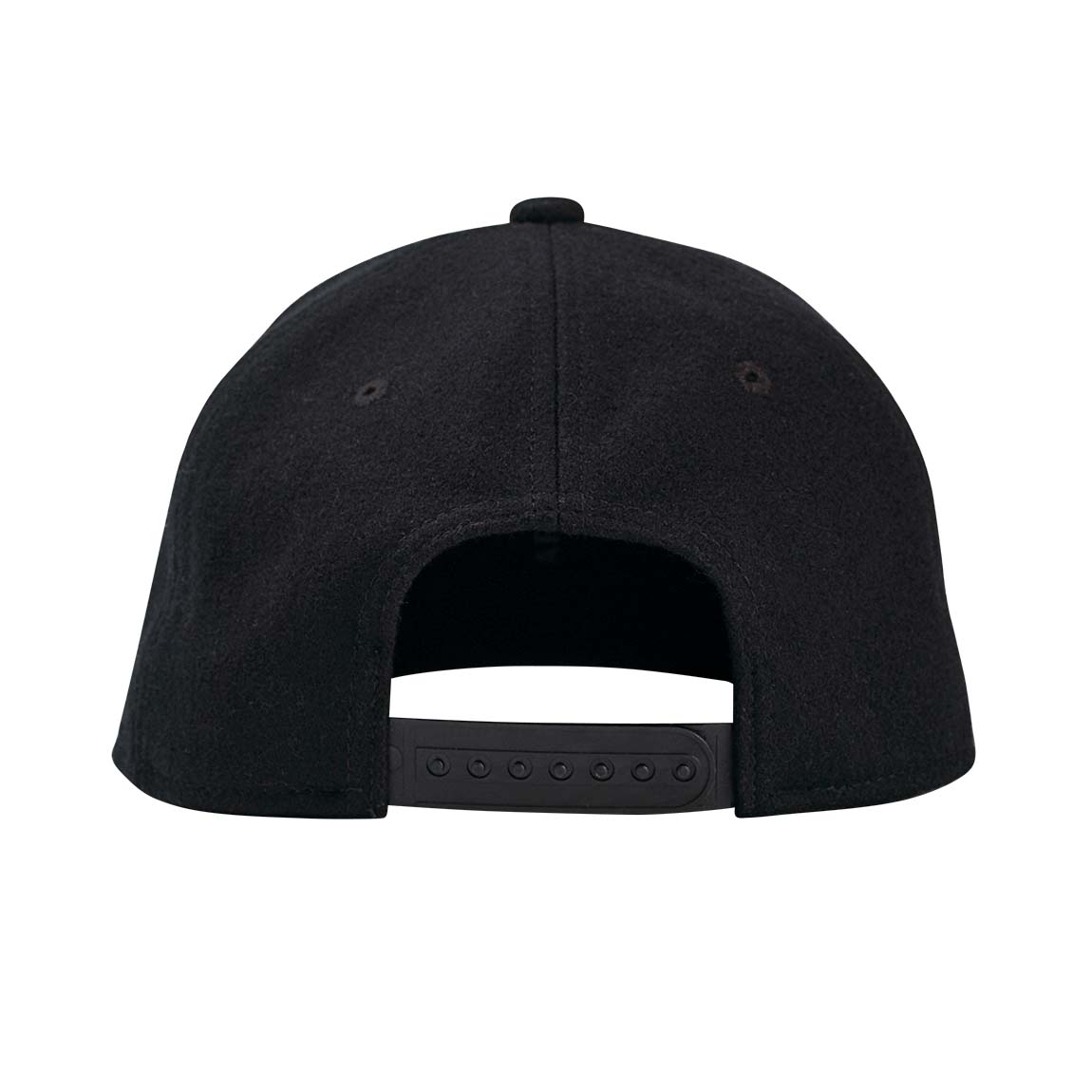 Blank Wool SnapBack - Black Limited Edition Back View