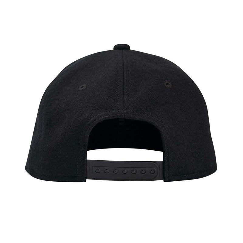 Blank Wool SnapBack - Black Limited Edition Back View
