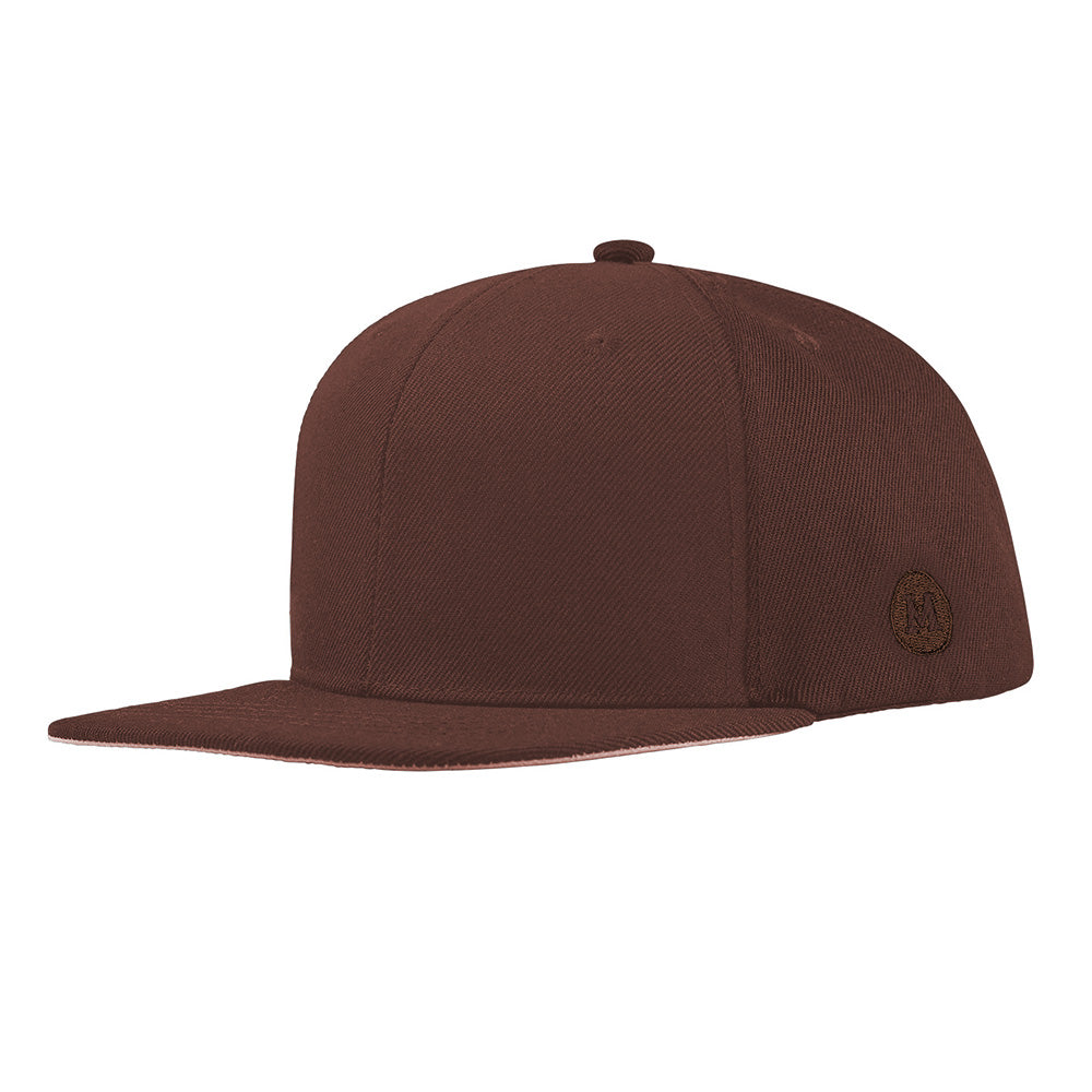 Brown Hat - Classic Blank Snapback - Stylish & Adjustable - Mammoth Headwear
