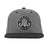 Grey Classic Snapback Hat