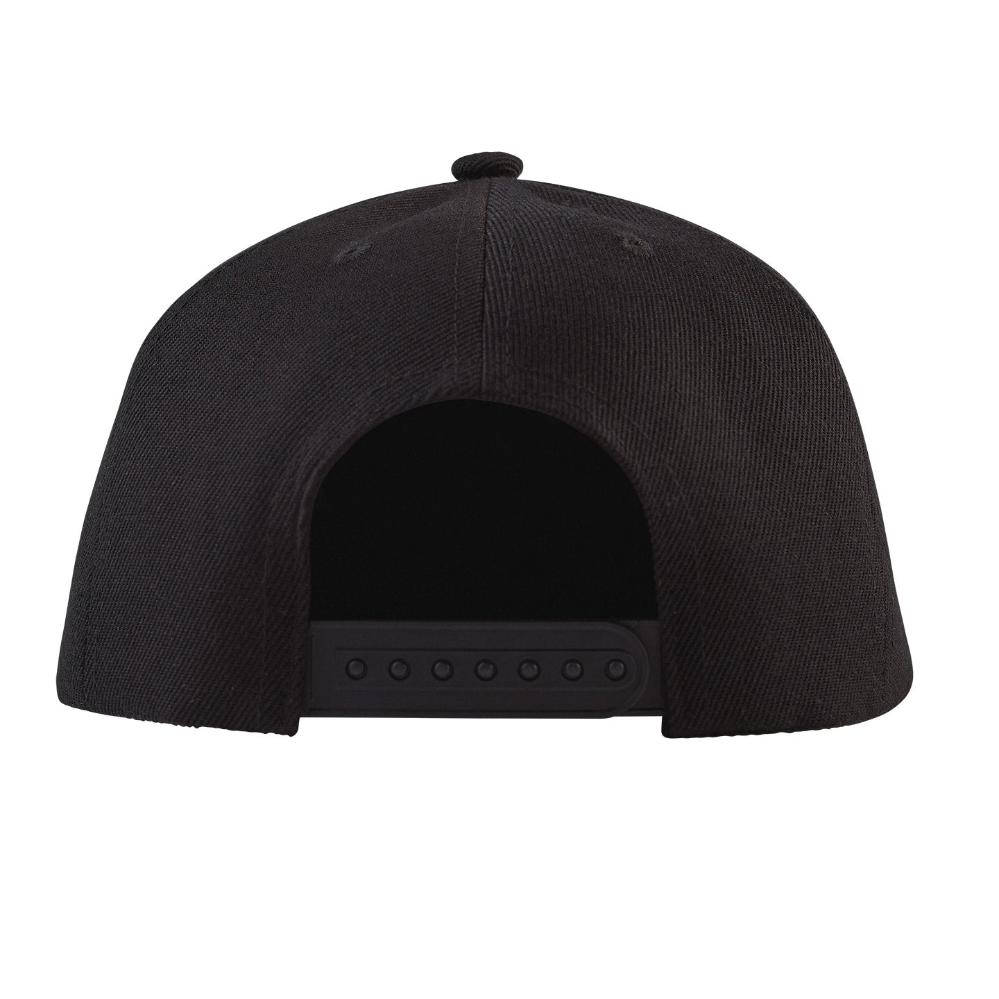 blank black snapback hat