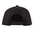 blank black snapback hat