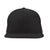 blank black snapback hat