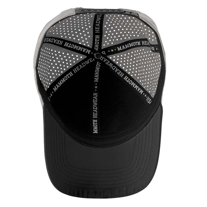 SCRIPT PERFORMANCE SNAPBACK - GREY - Inside View