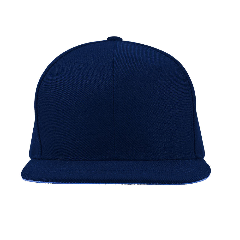 navy blue blank snapback