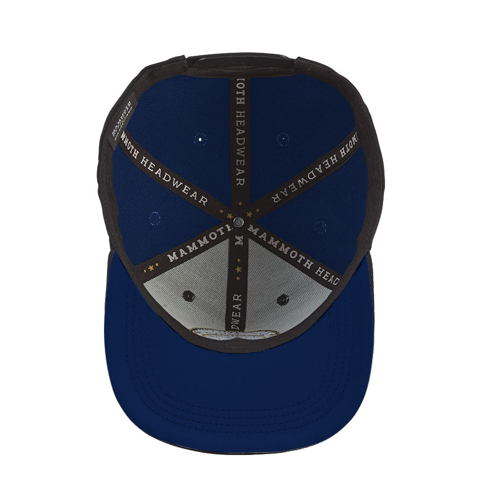 navy blue blank snapback