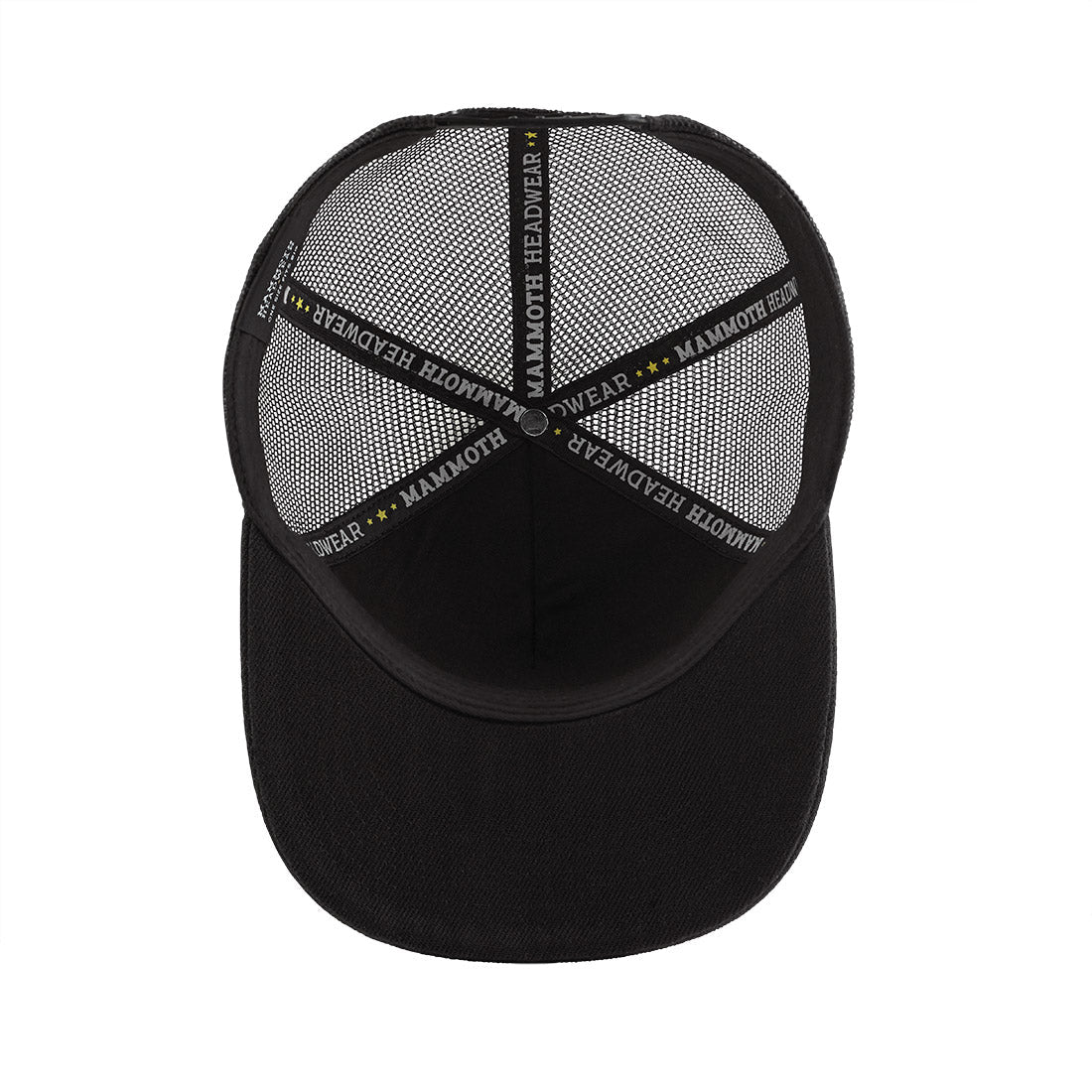 TSSGBL Blank Mesh Back Trucker Hat - Adjustable Snapback, Cotton Front, For Men & Women (Black, X-Large-XX-Large)
