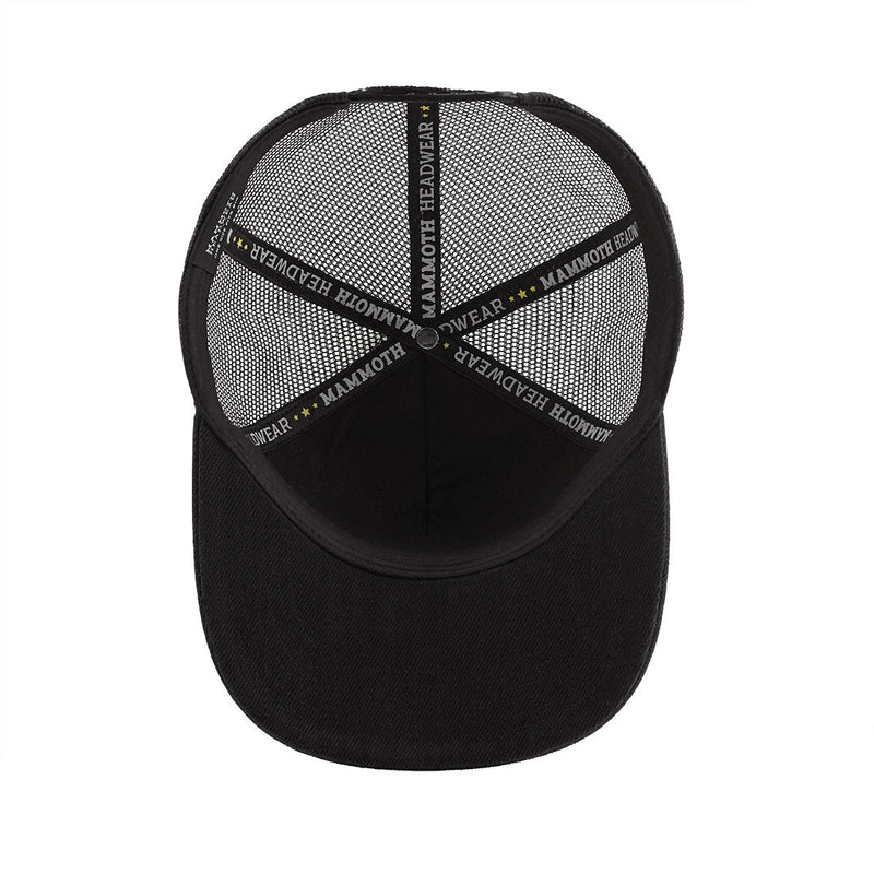 BLANK TRUCKER - BLACK - Inside View
