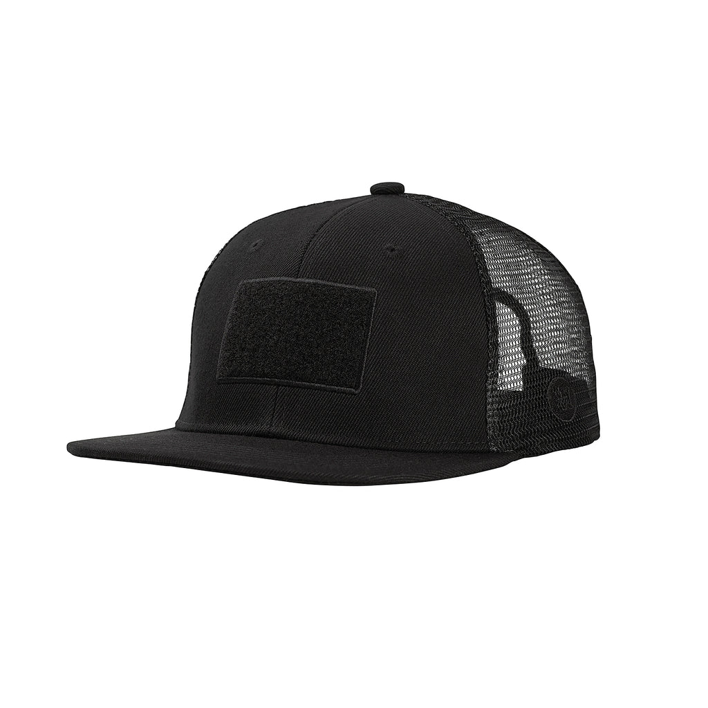 Tactical Patch Trucker Hat | Black Velcro® Patch Trucker display picture 3