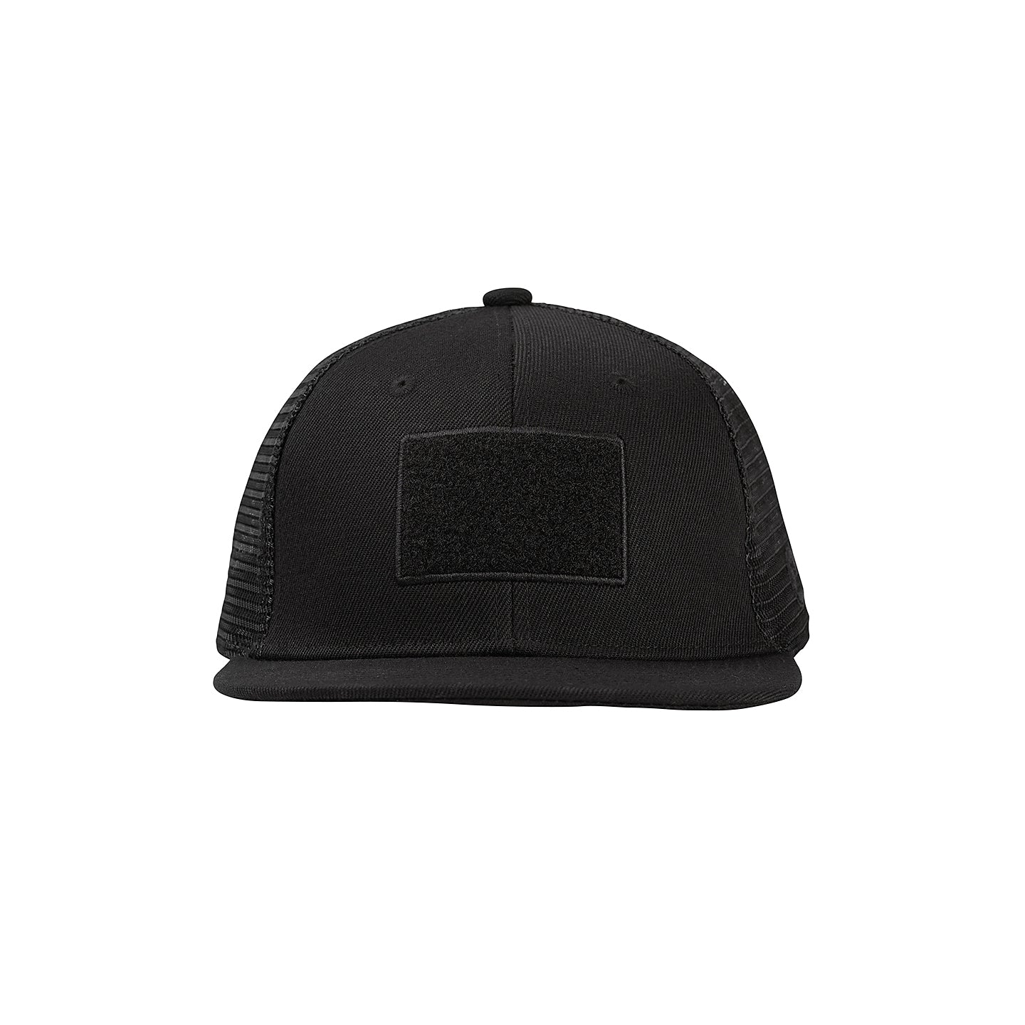 Tactical Patch Trucker - Black Hat - Front View