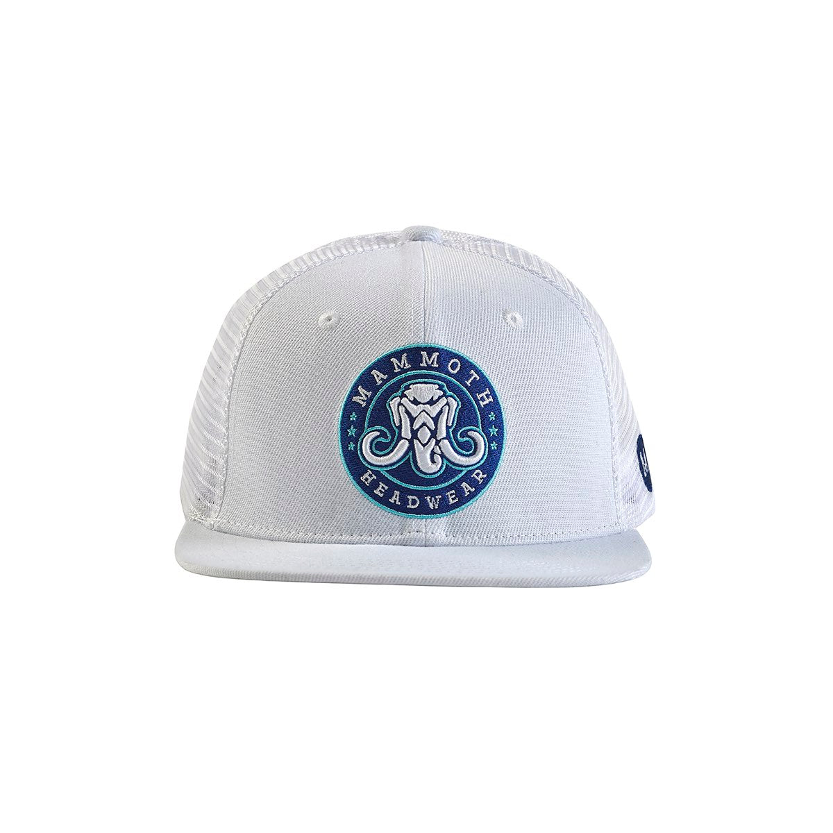 Classic Trucker White Hat - Front View