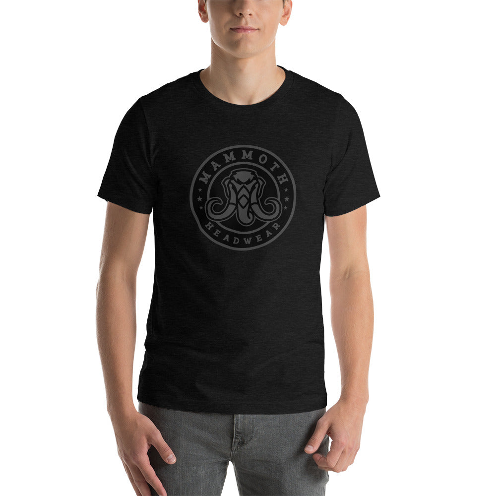 Model wearing MAMMOTH TEE - BLACKED OUT