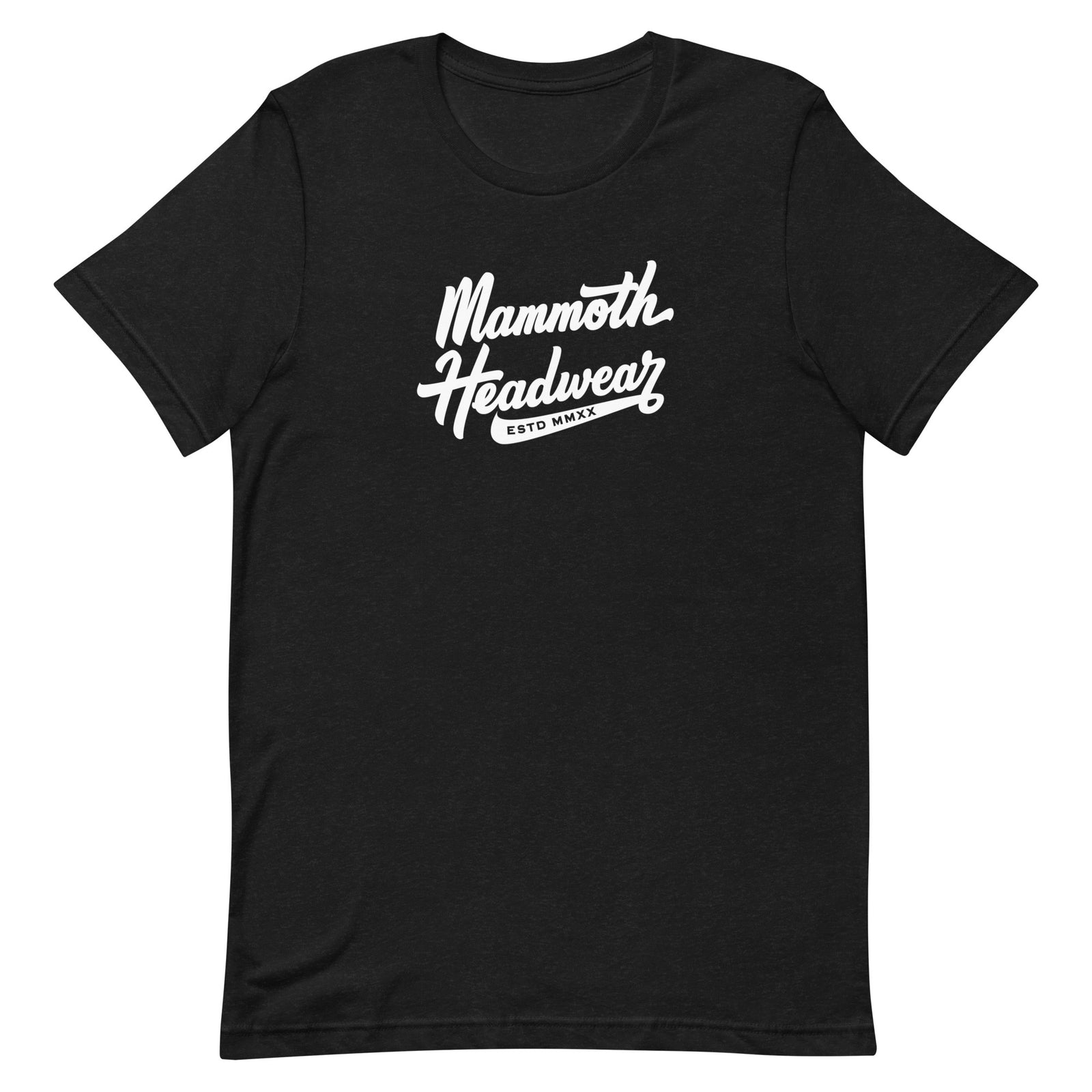 MAMMOTH TEE - CURSIVE - BLACK 