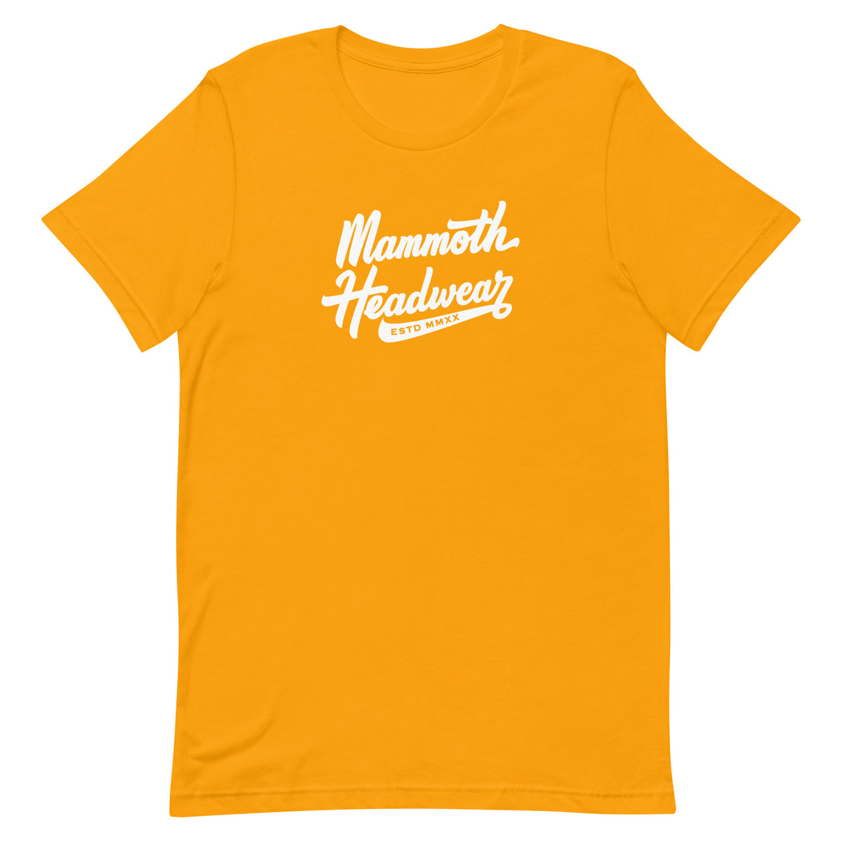 MAMMOTH TEE - CURSIVE - ORANGE