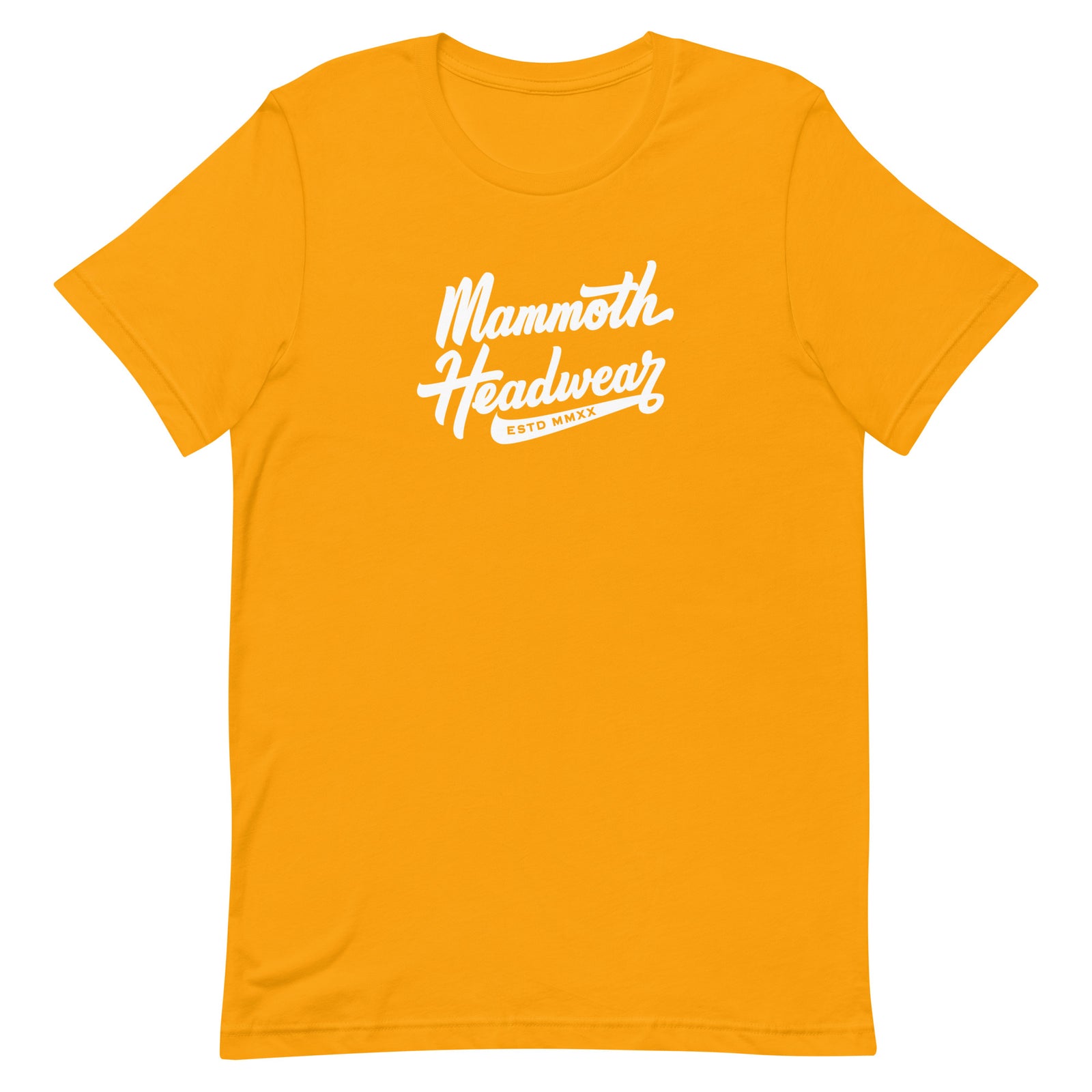 MAMMOTH TEE - CURSIVE - ORANGE