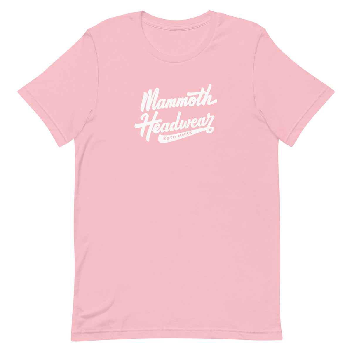 MAMMOTH TEE - CURSIVE - PINK