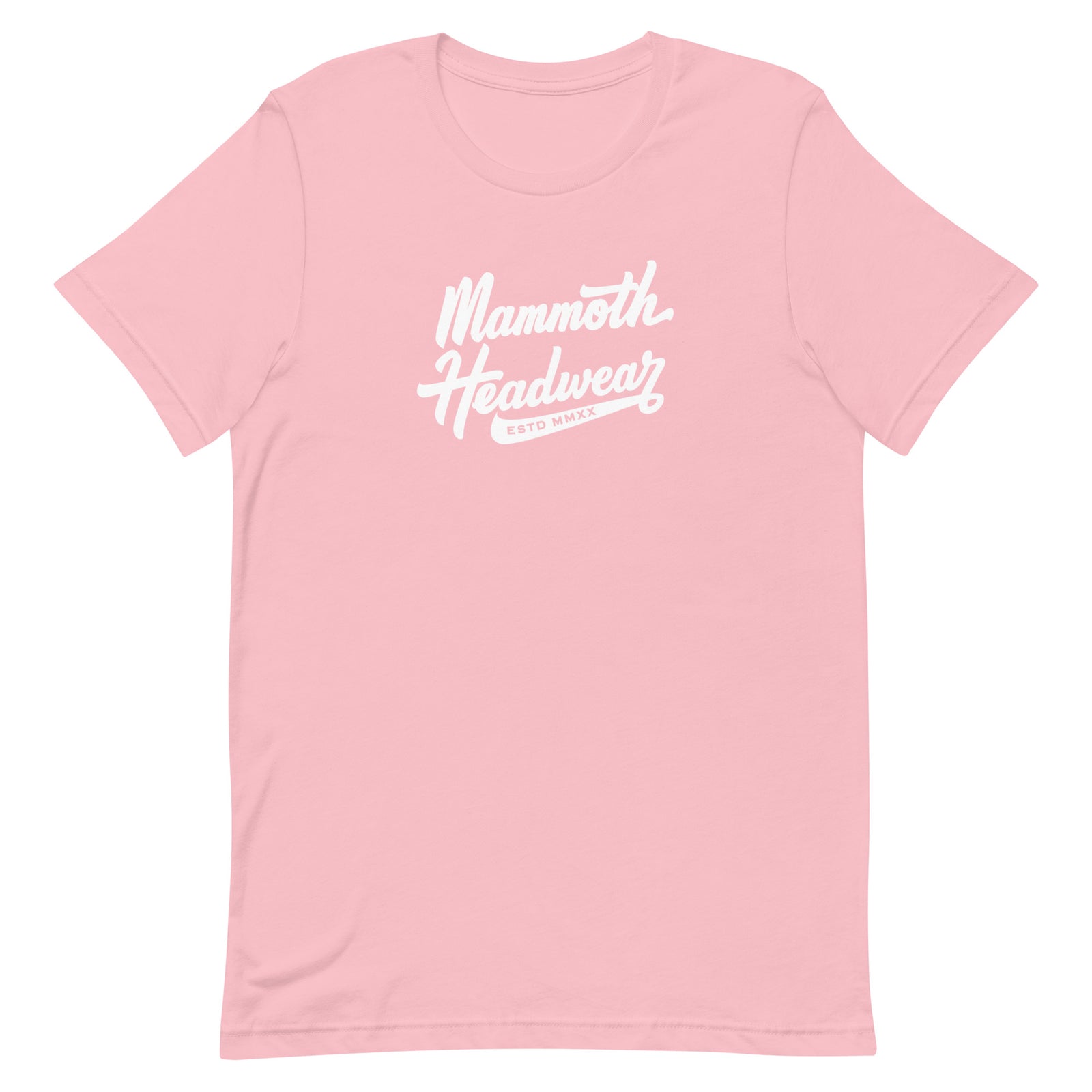 MAMMOTH TEE - CURSIVE - PINK