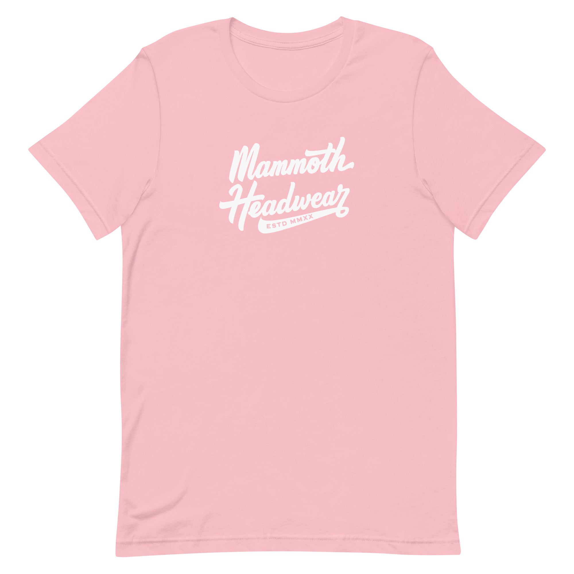 MAMMOTH TEE - CURSIVE - PINK