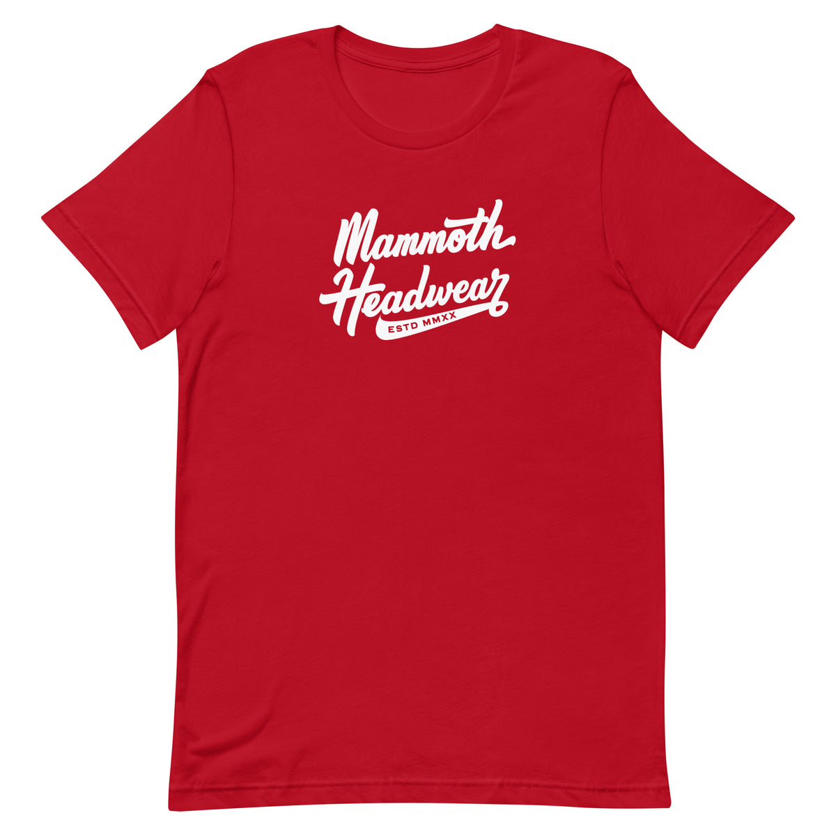 MAMMOTH TEE - CURSIVE - RED
