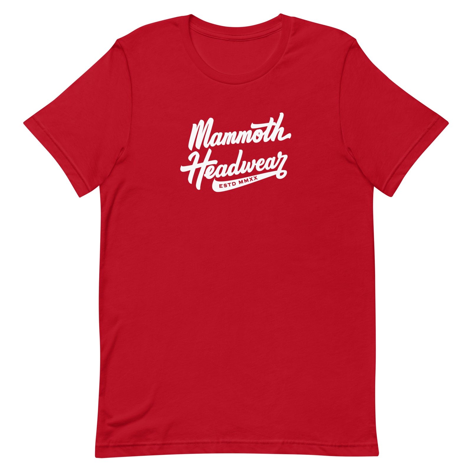 MAMMOTH TEE - CURSIVE - RED