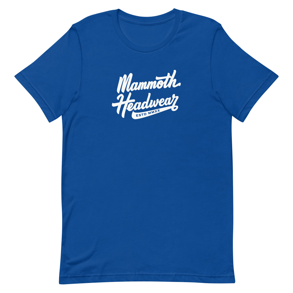 MAMMOTH TEE - CURSIVE - BLUE
